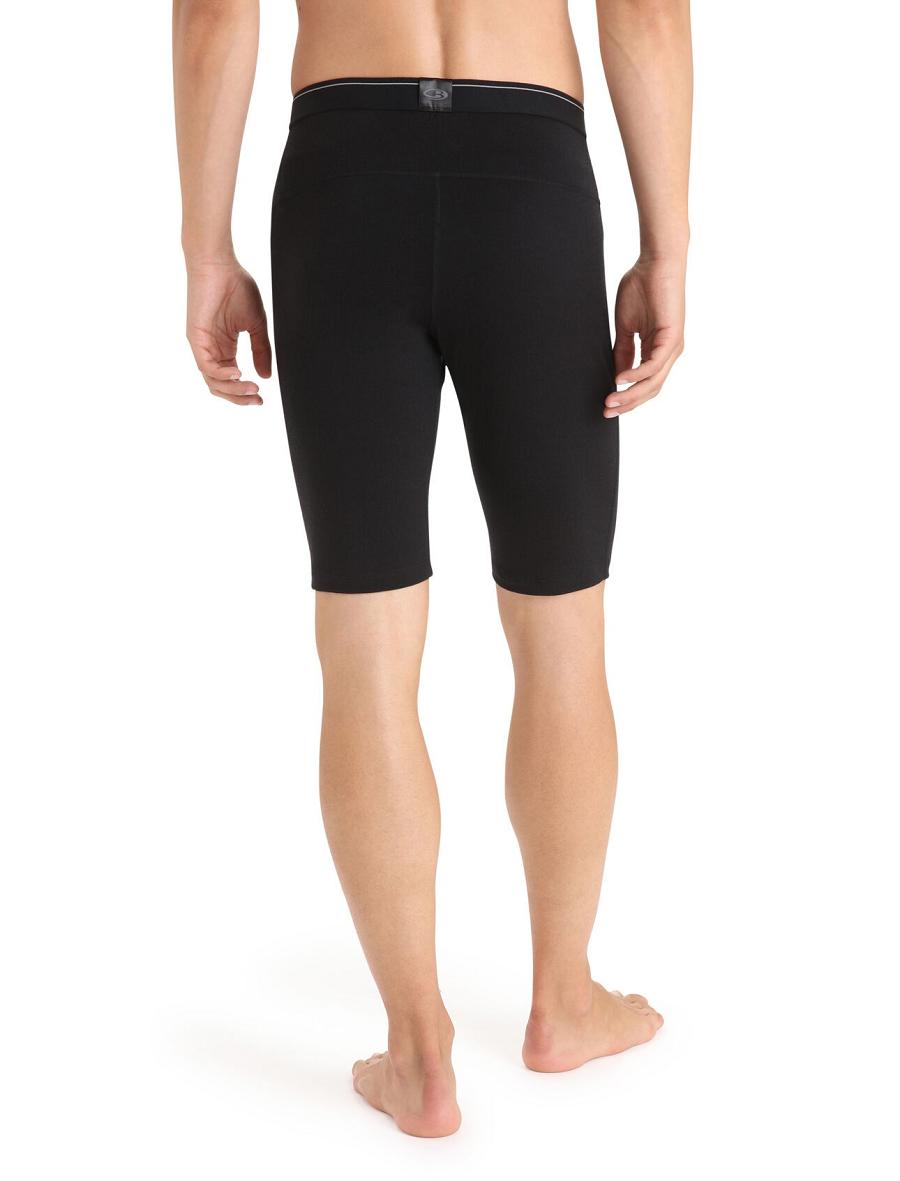 Icebreaker Merino 200 Oasis Thermal Miesten Shortsit Mustat | FI 1111VRWD